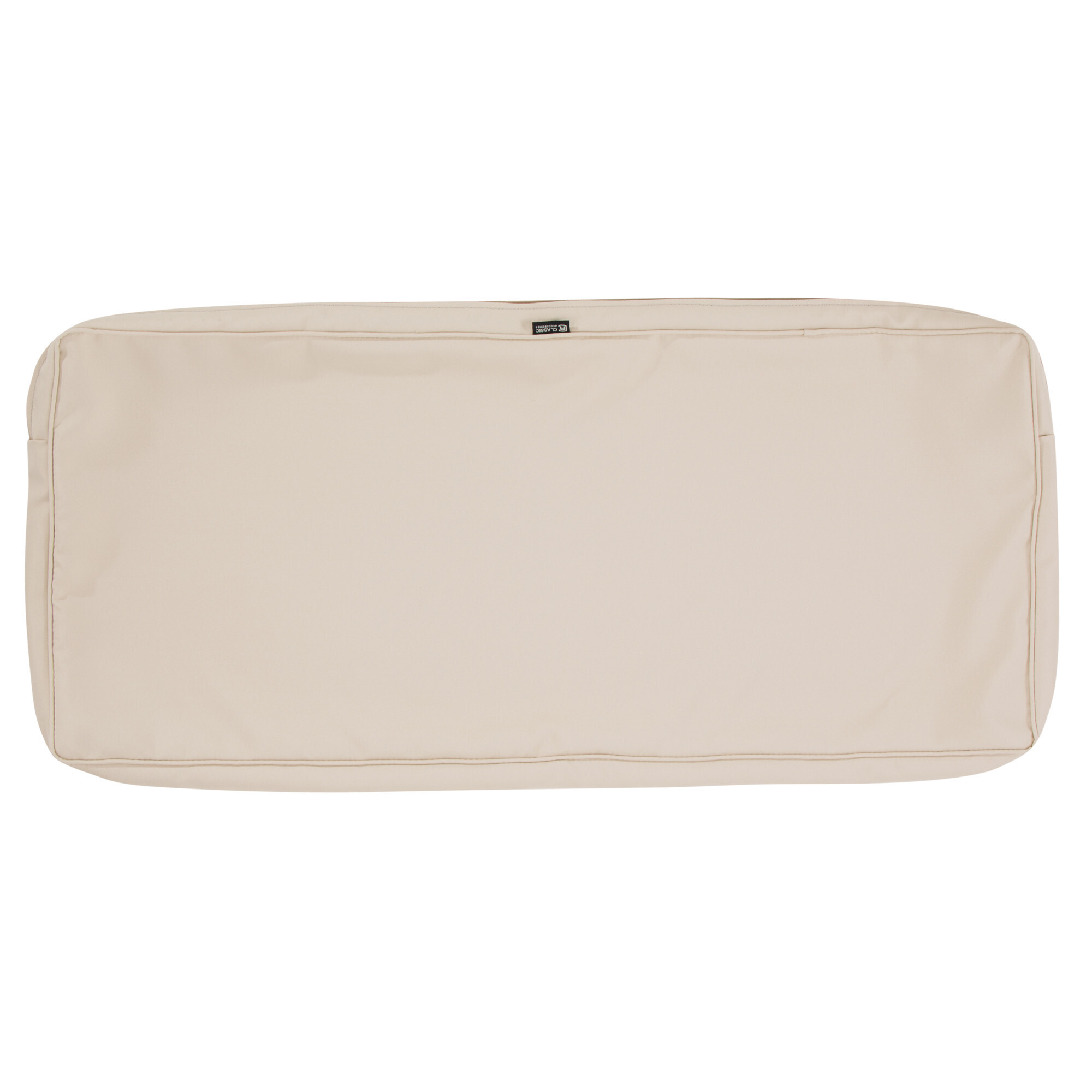 Classic Accessories Montlake Water-Resistant Patio Bench/Settee Cushion Cover — 42in. x 18in. x 3in., Antique Beige, Model# 60-025-010301-RT